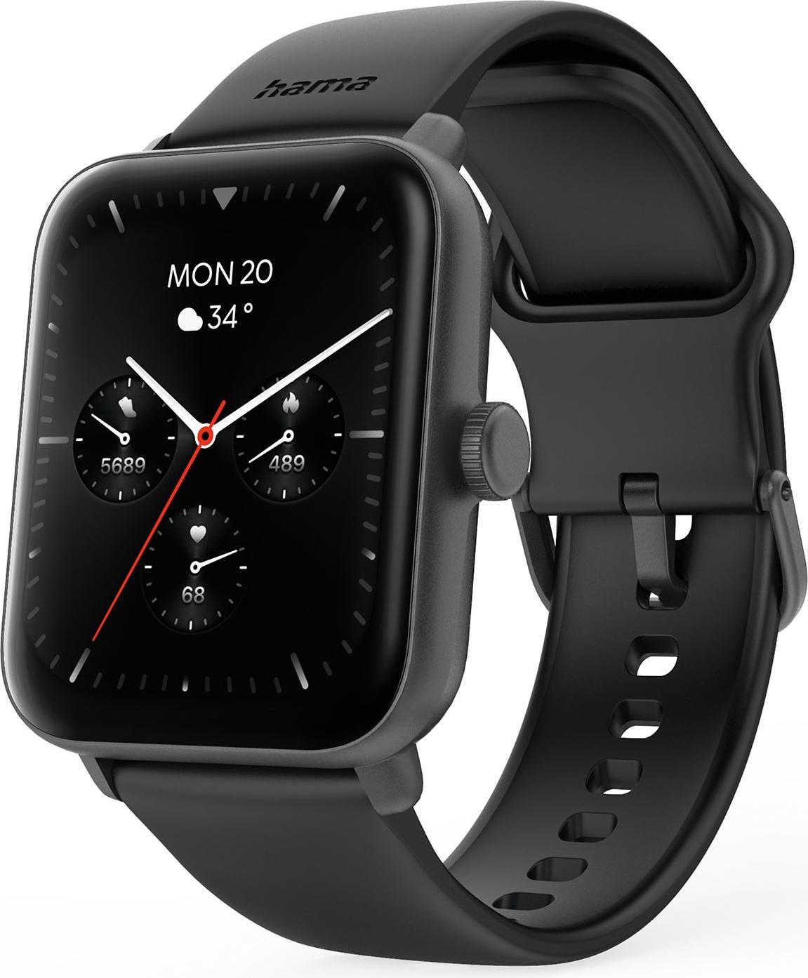 Hama Smartwatch 6010 GPS TFT-Display Telefonfunktion wasserdicht