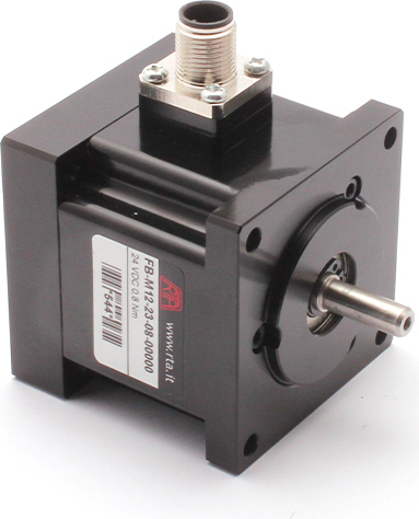 DOLD Mechatronik Front Brake for Nema 23 (56 mm), 0.8 Nm, 24Vdc, 8.1 Watt, 0.63 Kg, M12, 340 mA FB-M12-23-08-00000