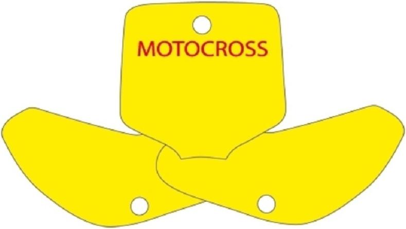 STARTNUMMERNFELDER GRÜN BLACKBIRD passend für KTM