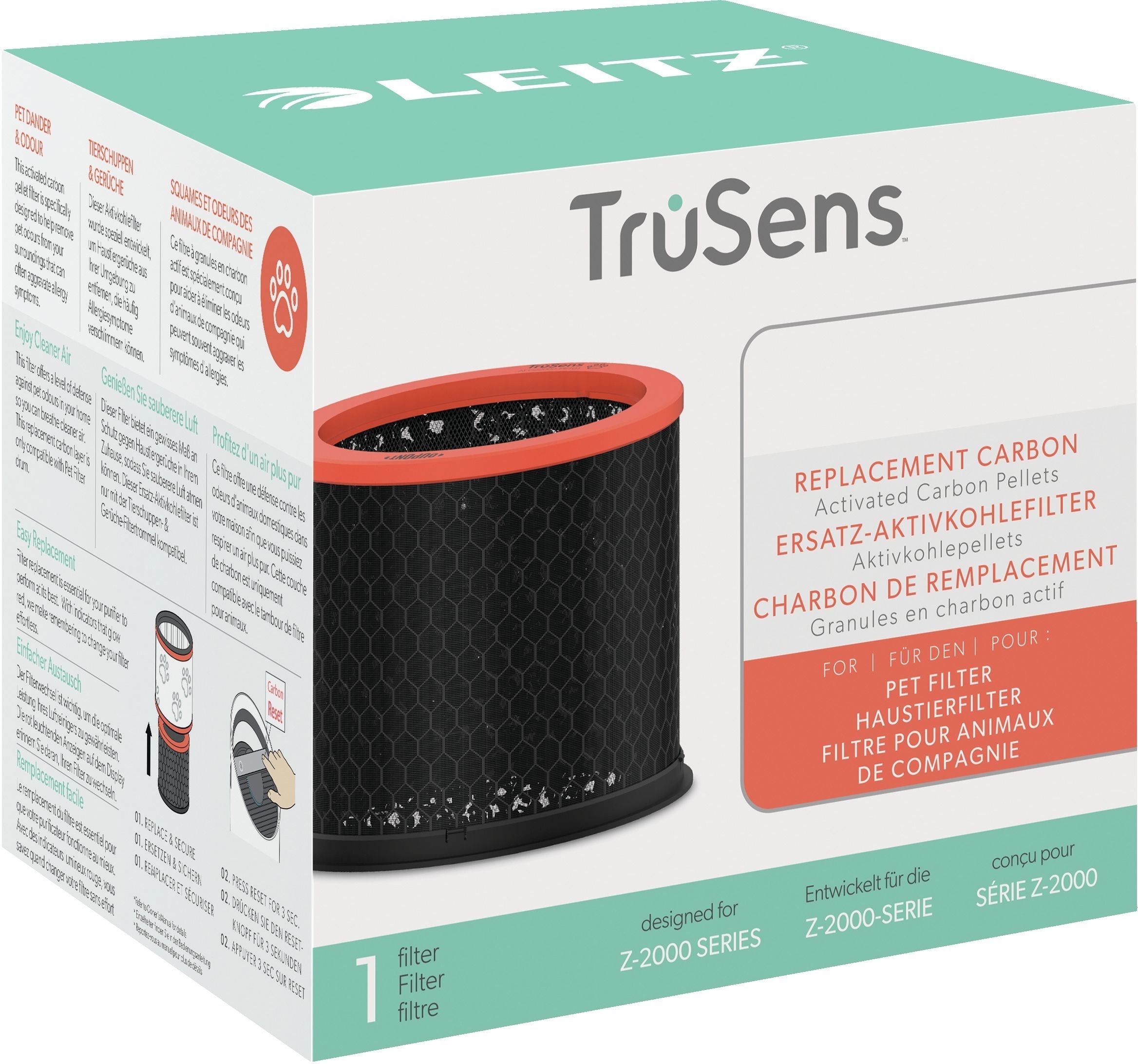 Leitz - Uhlíkový filter PETS Leitz Trusen z -2000 | 1 kus | 12 kusov