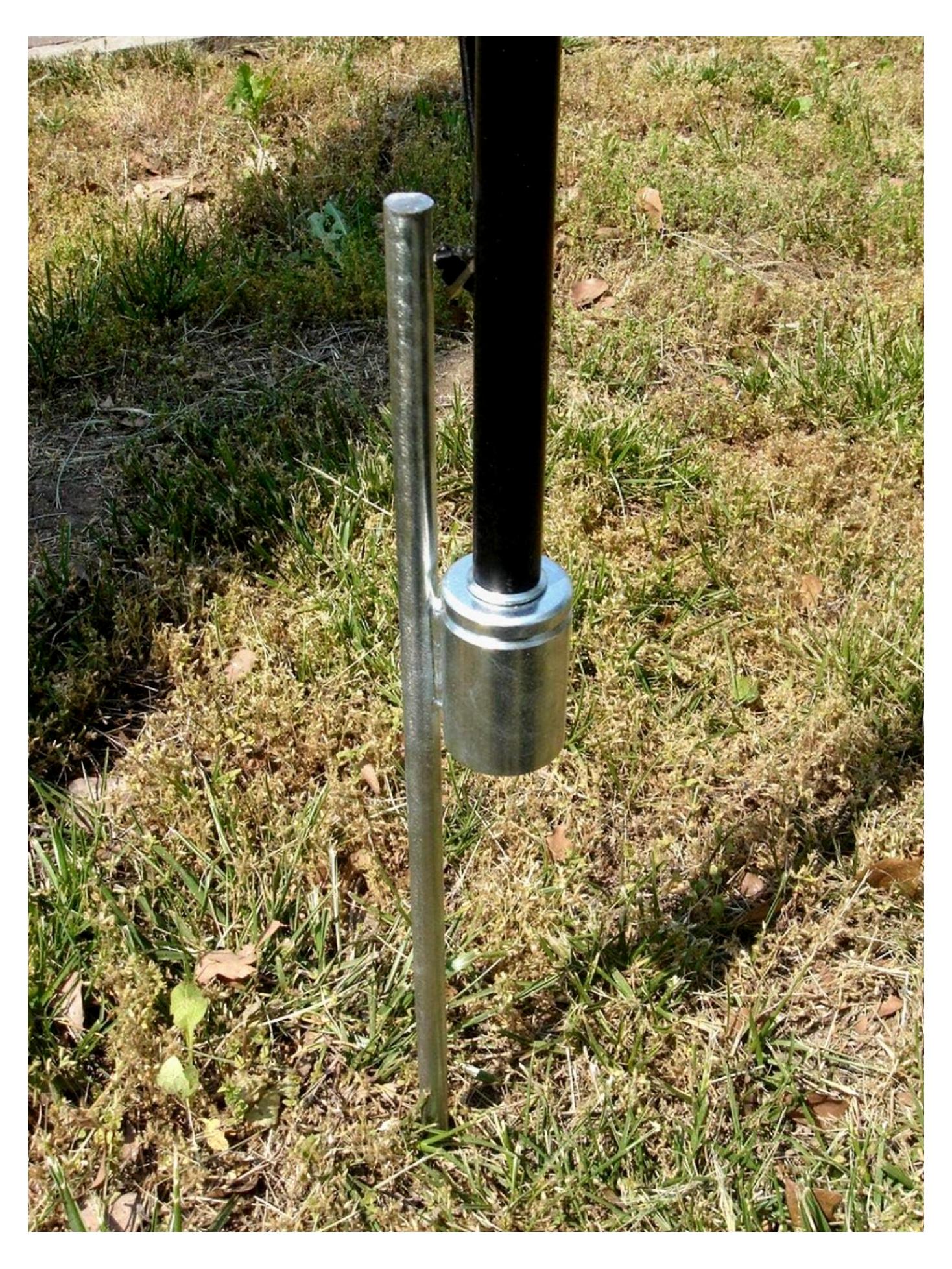 Markenlos Bodenspieß für Beachflag mit Rotator