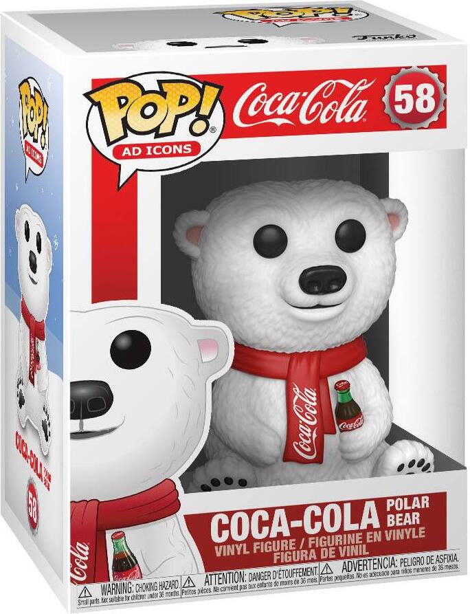 Coca Cola - Coca-Cola Polar Bear Bär 58 - Funko Pop! - Vinyl Figur 41732