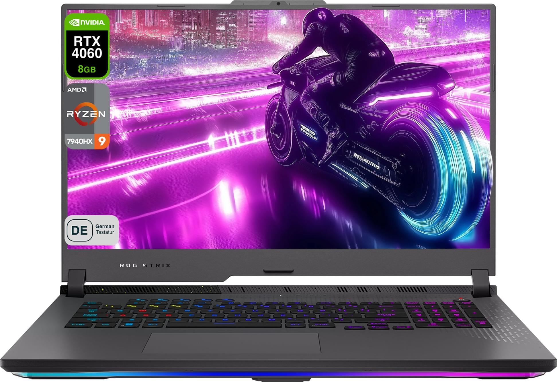 ASUS ROG Strix G17 Gaming Laptop, Ryzen 9-7940HX, 17.3