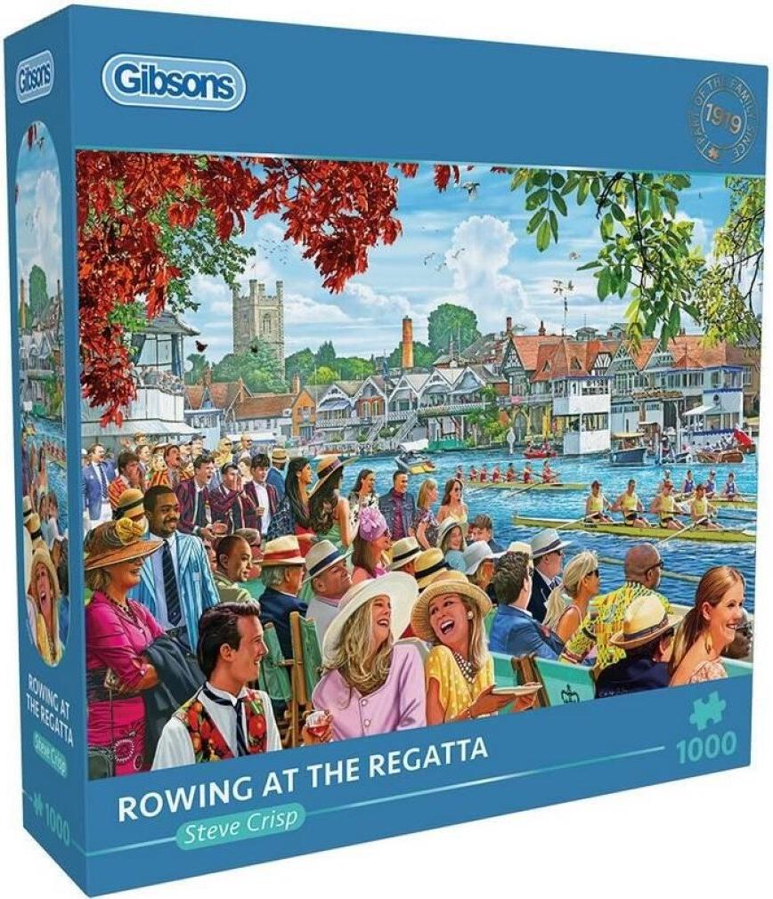 GIBSONS Puzzle Veslování na závodě 1000 dílků