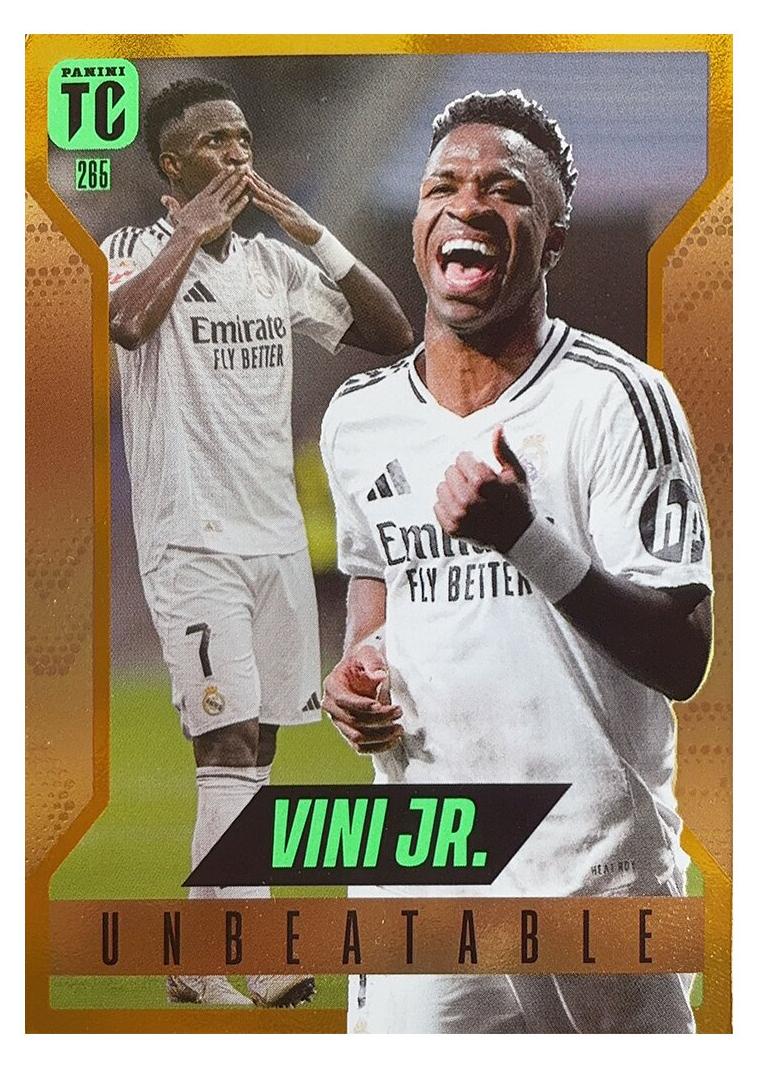 Topps 265 – Vini Jr. – Unschlagbar – Leuchtendes Gold – 2025