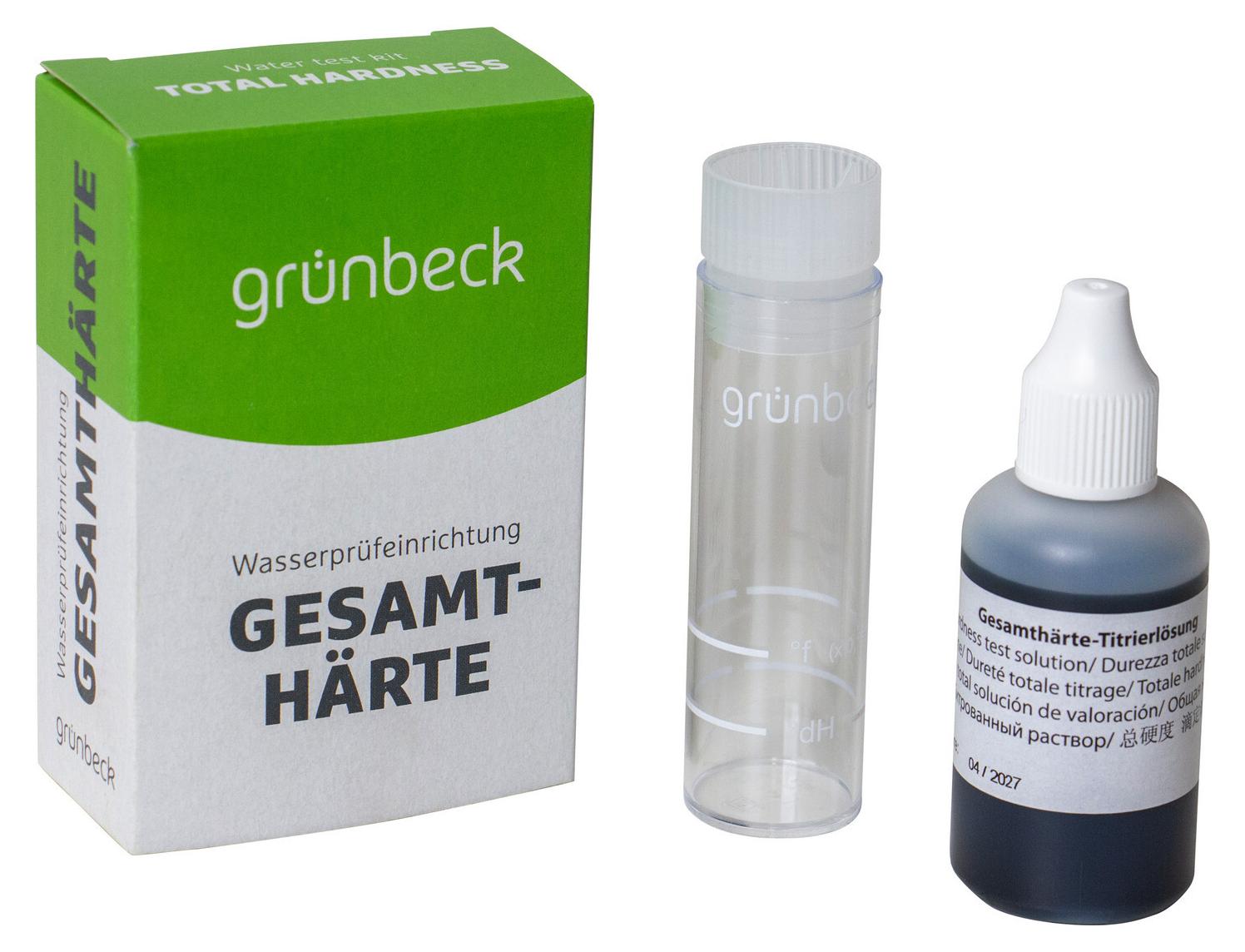 Grünbeck Wasserprüfeinrichtung geeignet für Gesamthärte °dH und °f 170187000000