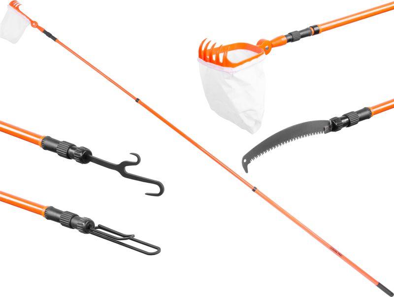 Obsterntehelfer Strend Pro GT7031 Netz, Säge, Teleskop 3.6 m