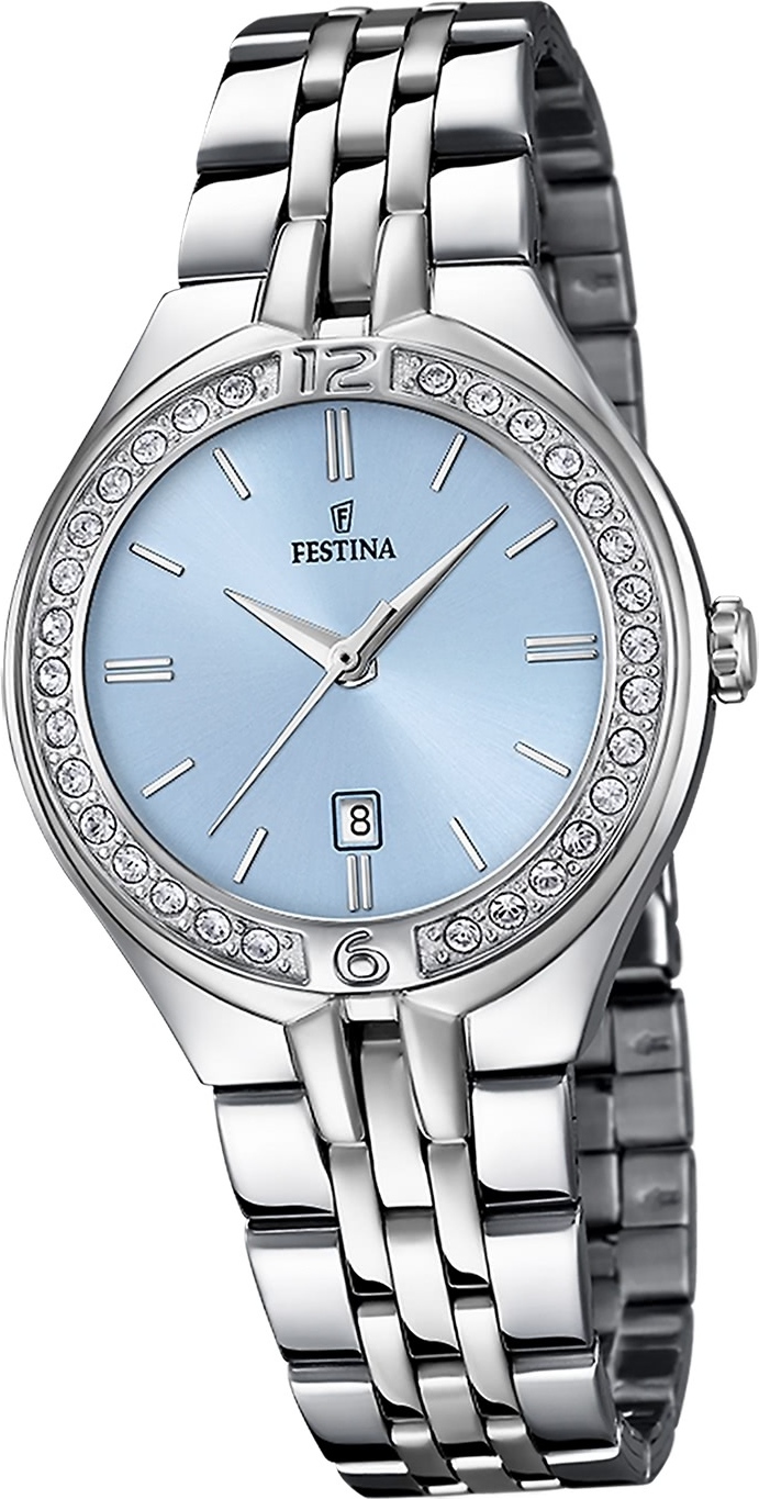 Dámske hodinky Festina z ušľachtilej ocele strieborné Náramkové hodinky Festina Mademoiselle D2UF16867/4