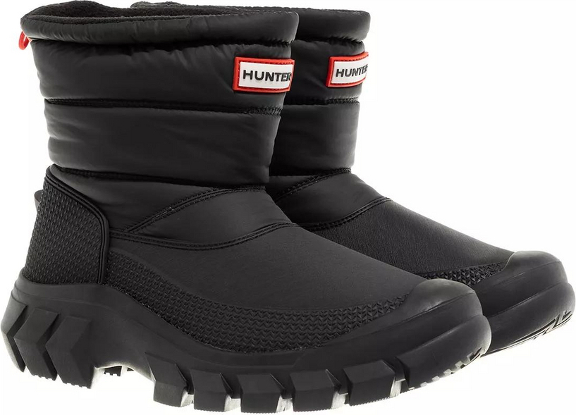 HUNTER INTREPID SHORT SNOW BOOT Schwarz