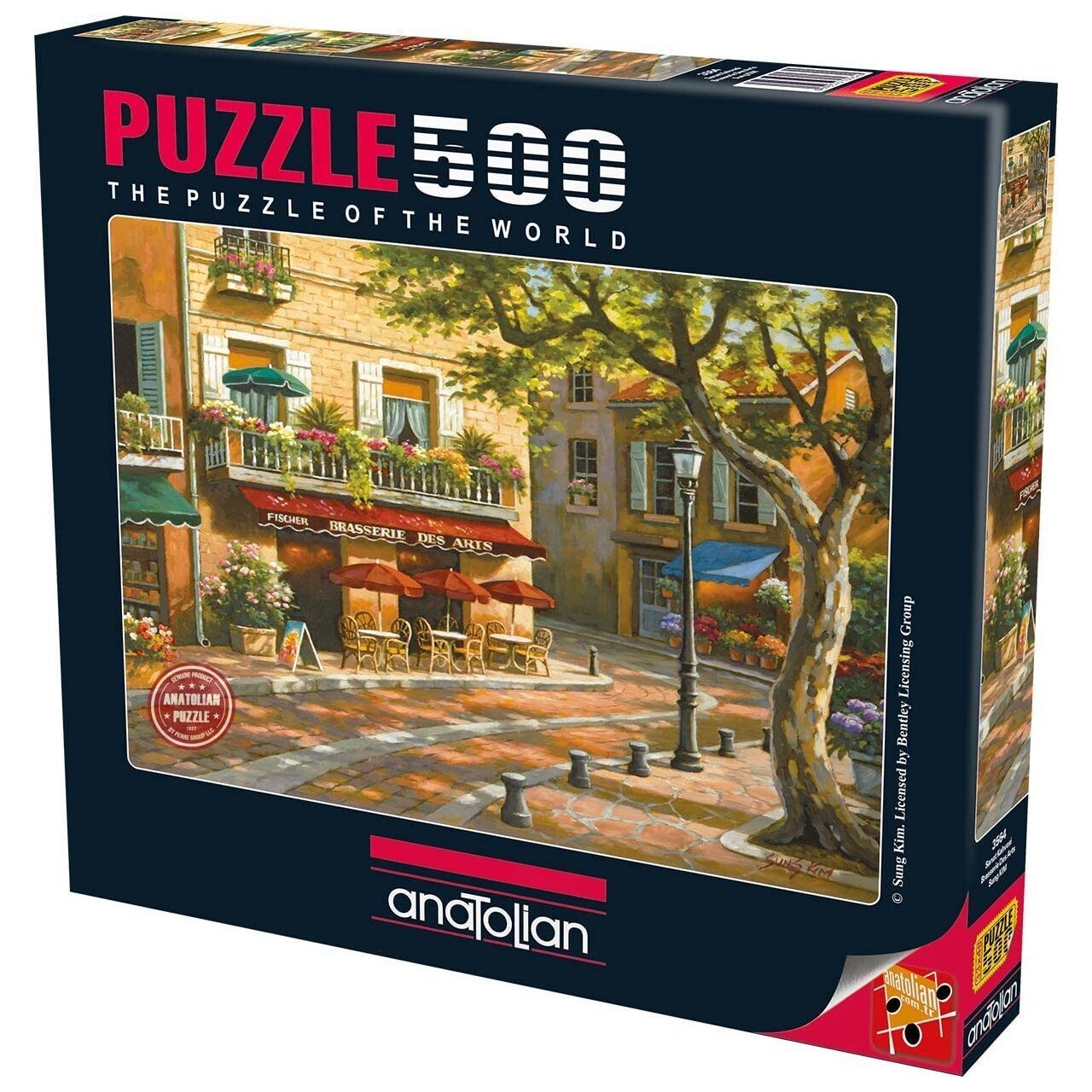 Puzzle, 500 Teile, Brasserie des Arts 3564 Anatolian WLP-Anatolian-3564