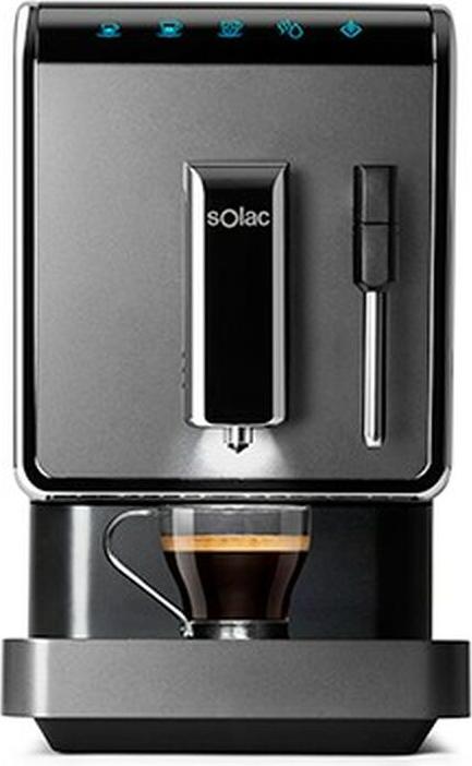 Solac CA4810, Kávovar, 1,2 L, Kávové zrná, Vstavaný mlynček, 1470 W, Čierna, Šedá