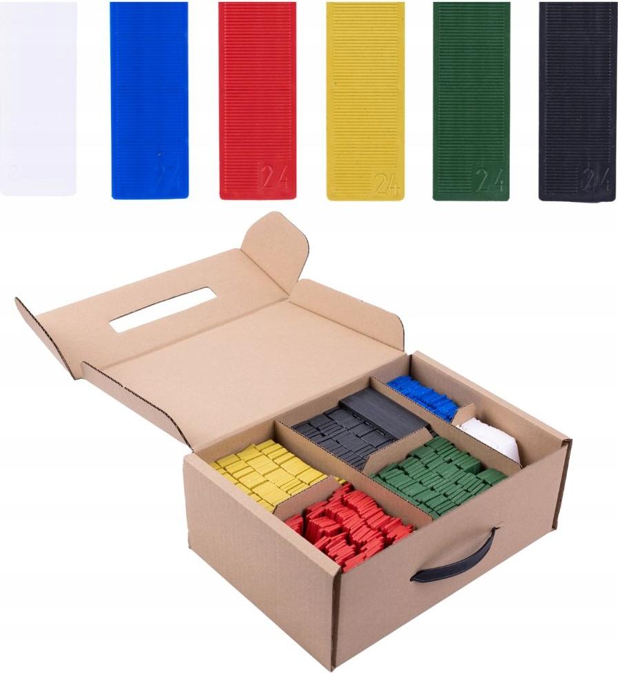 Deckline Distanzunterlagen M24600 - 24x100mm - Mix 600 Stück - langlebig - präziser Montage