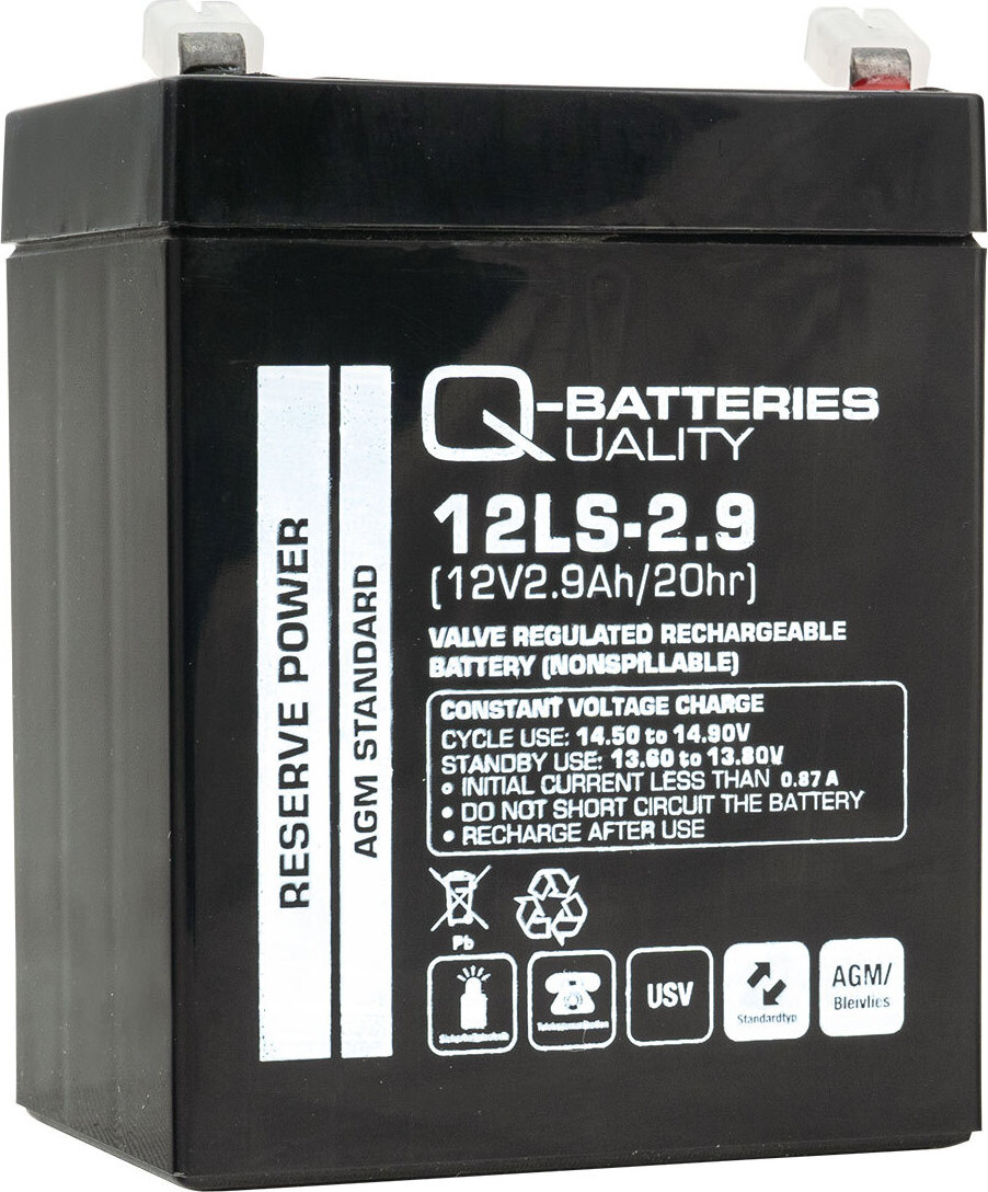 Akku Sys Akkumulator- und Batterietechnik Nord GmbH Quality-Batteries 12LS-2.9 12V/2,9Ah 79x55x98mm>>>>