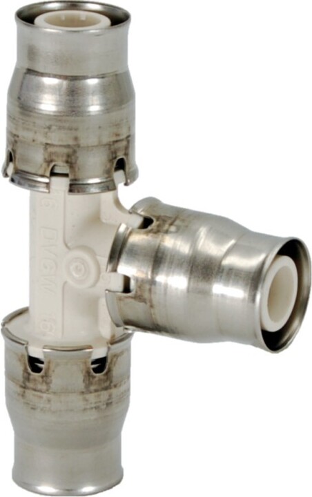 Fränkische Rohrwerke Fränkische Alpex Plus T-Stück 20-16-16 mm 88320333