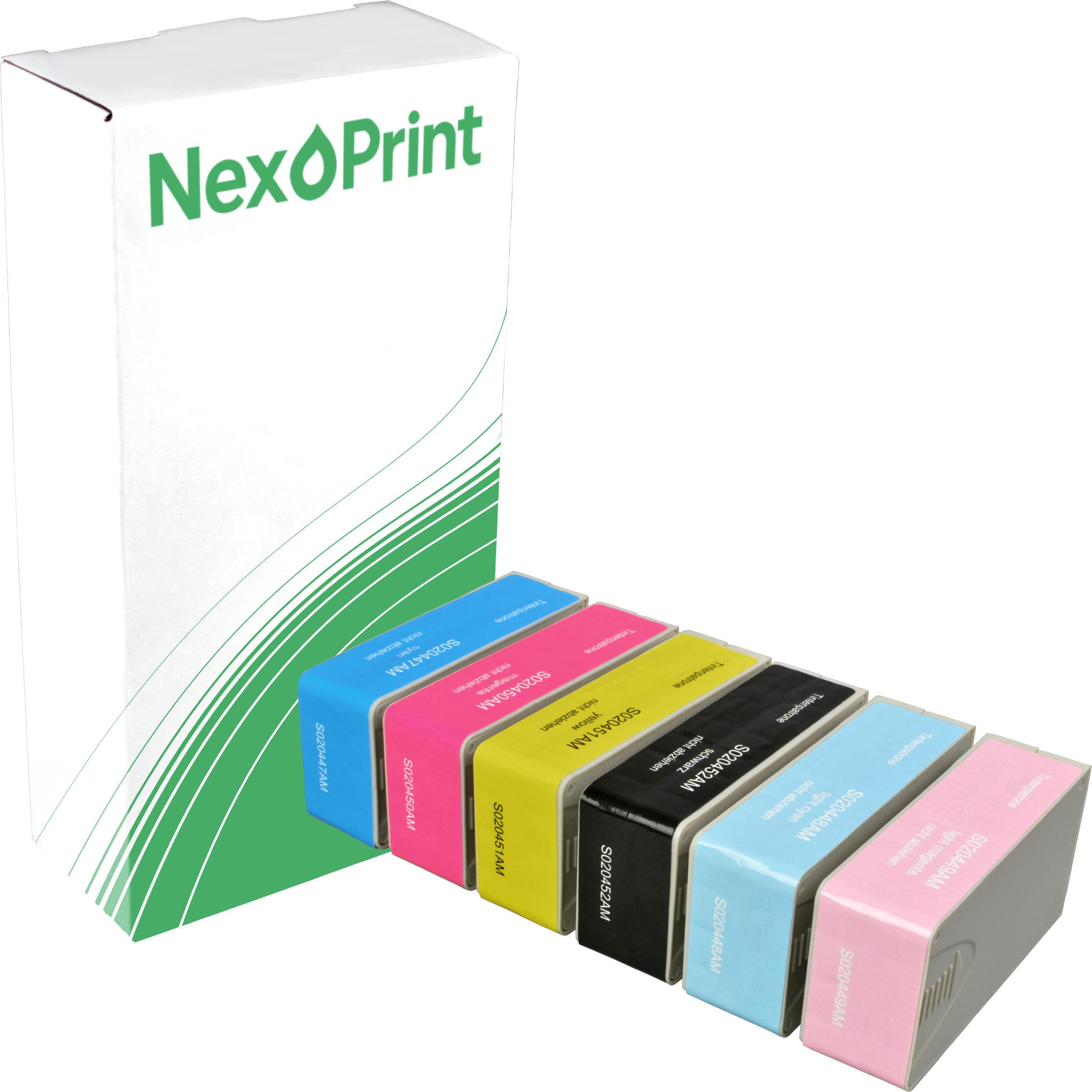 NexoPrint Druckerpatrone kompatibel zu Epson C13S020447-452 LCLM mehrfarbig Discproducer PP 100 N Security Epson Discproducer PP 100 N Network Epson Discproducer PP 100 N Epson Discproducer PP 100 III Epson Discproducer PP 100 II BD S0204-WBSET