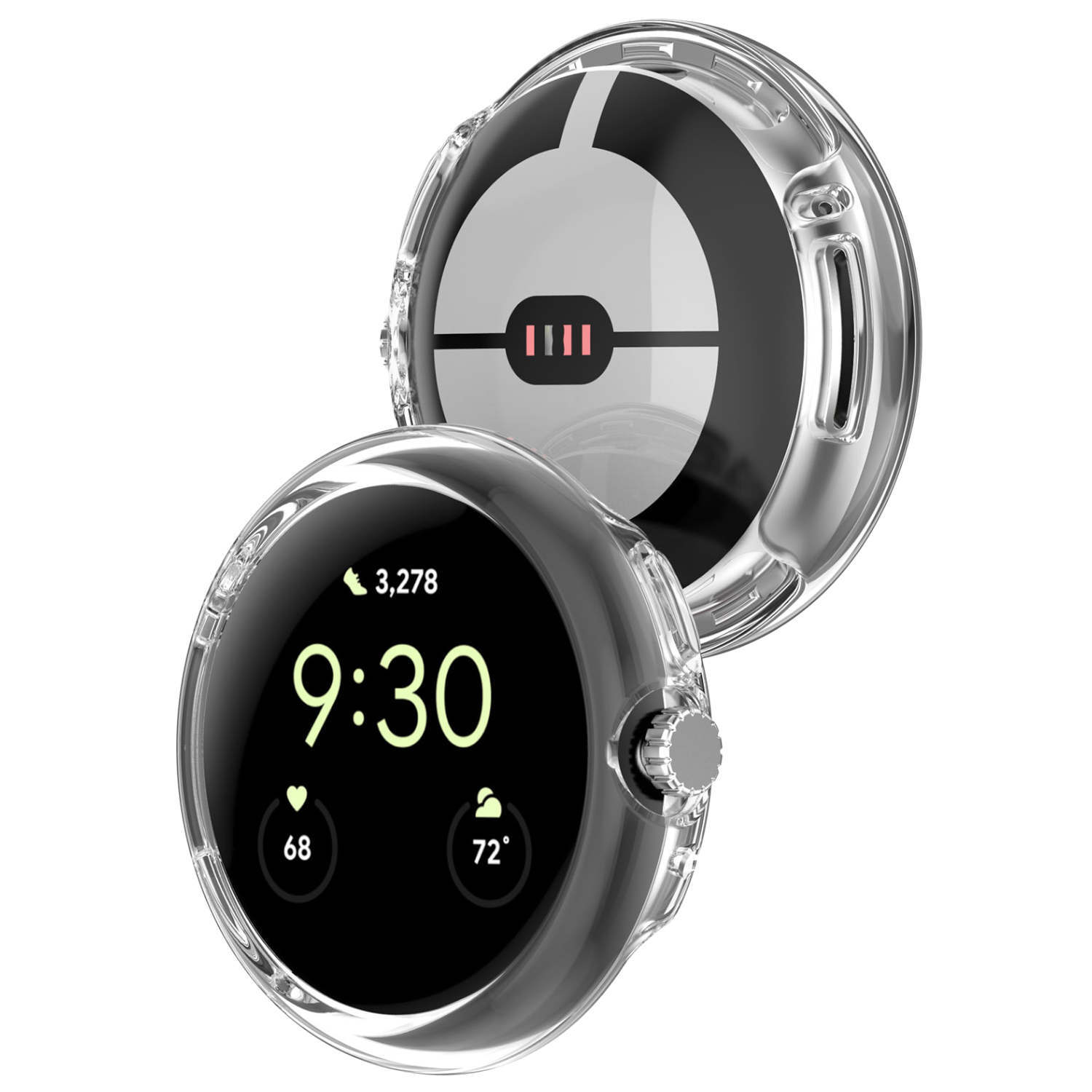 Pre Google Pixel Watch 3 41mm / 2 / 1 TPU plastový kryt