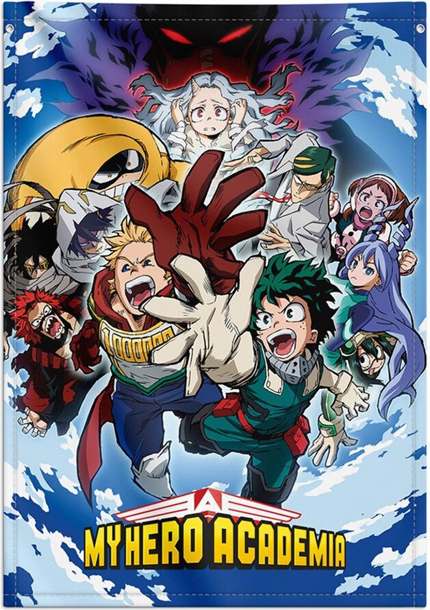 Grupo Erik My Hero Academia Stoffposter 70x100 Cm Mehrfarbig Mehrfarbig One Size WSDGE014