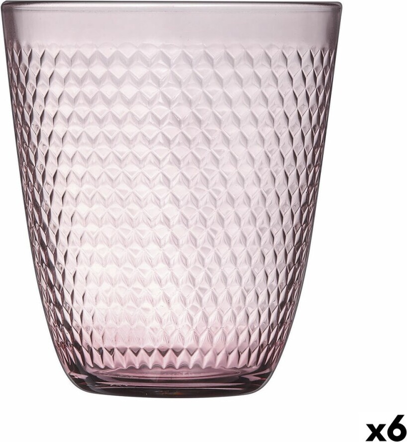 Trinkglas Luminarc Pampille Rosa Glas 310 ml (6 Stück) S2711734
