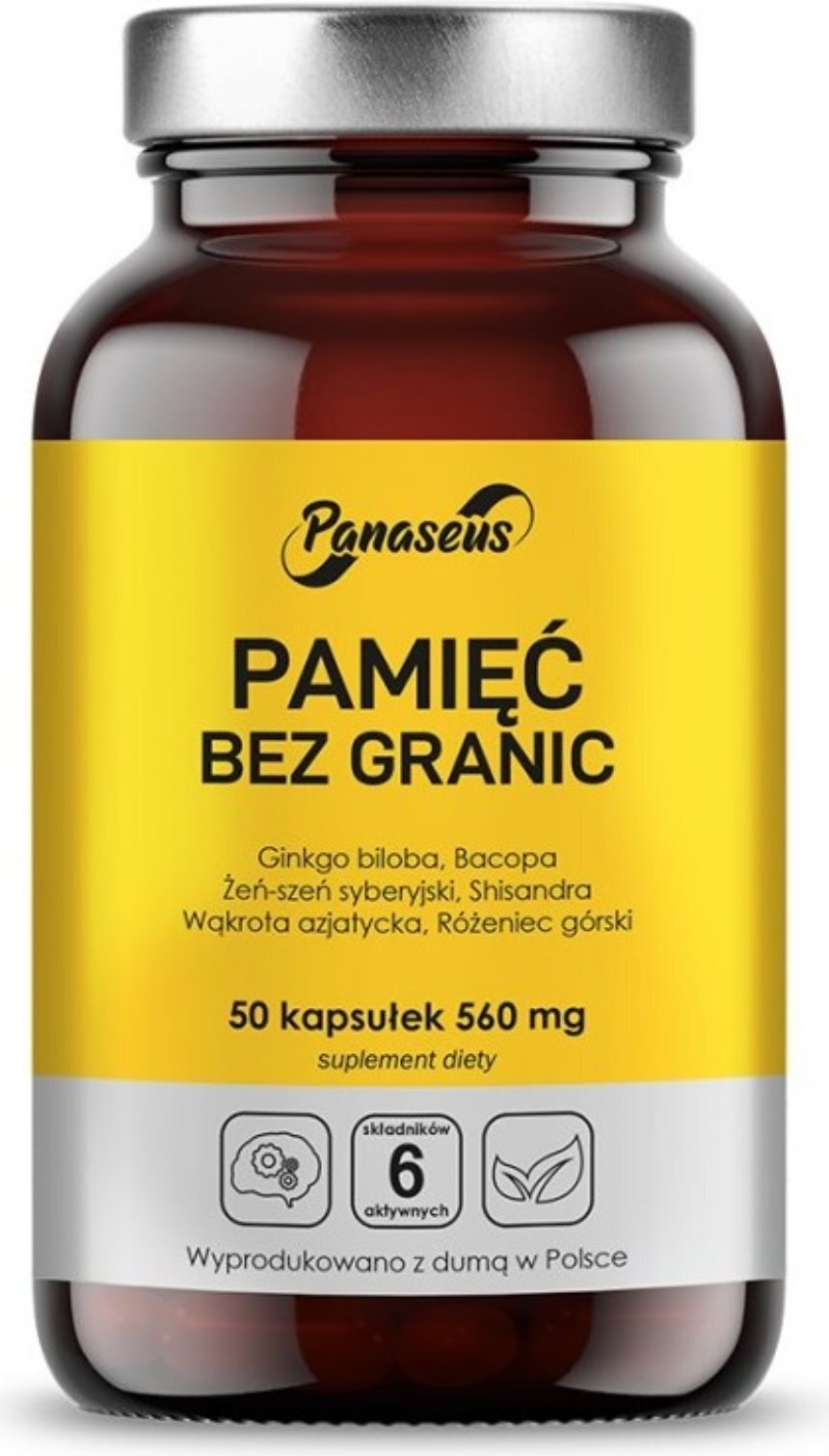 Panaseus Memory Without Borders 490 mg 50 Kapseln BI4414