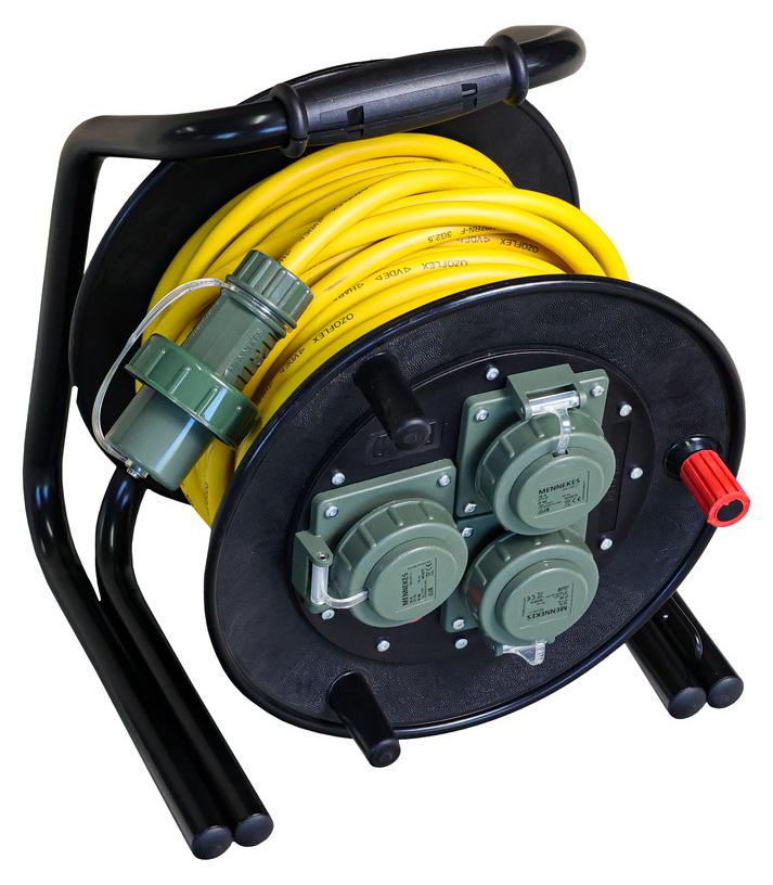 Dönges Leitungsroller THW 230 V, 16 A, 25 m (THW Energieverteiler 6150T23433)