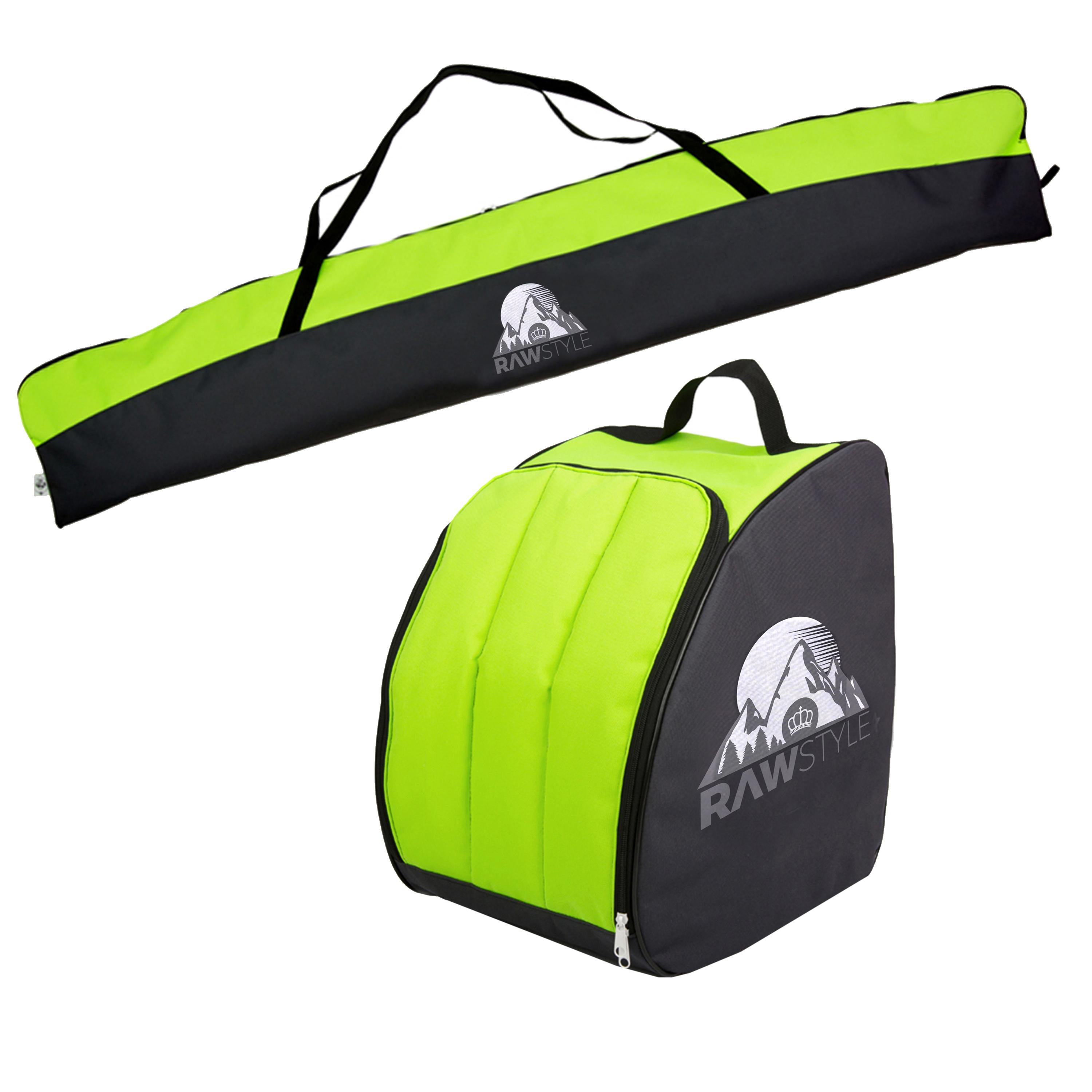 Black Crevice Sac à Chaussures De Ski – 42x47x30 Cm – Polyester – Compartiment Casque – Portage Dos Ou Main – Aérations