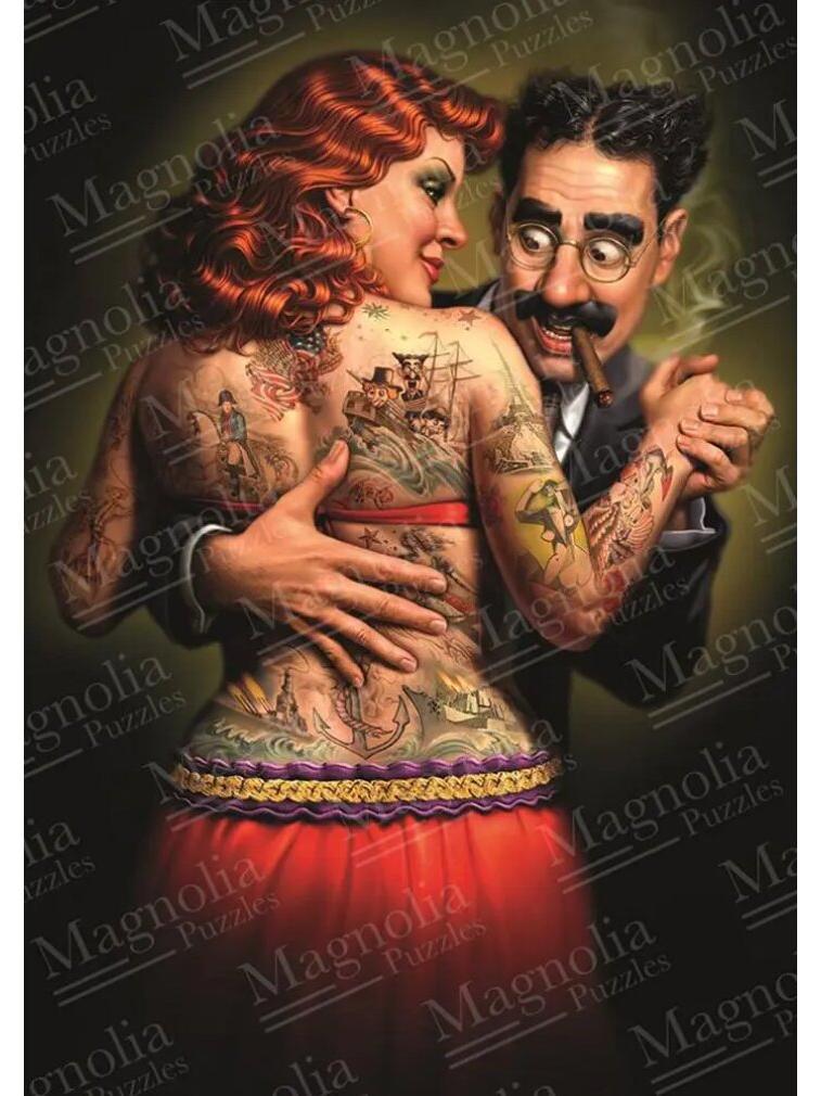 MAGNOLIA Puzzle Lydia, bedruckt mit 1000 Bildchen