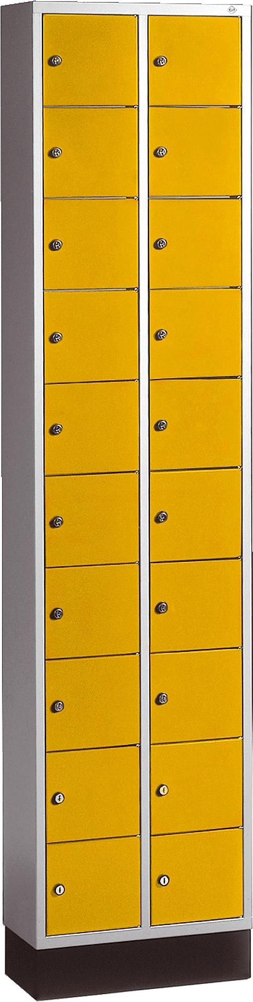 C und P C+P Wertfachschrank "S 4000 Intro", Verkehrsgelb (RAL 1023)