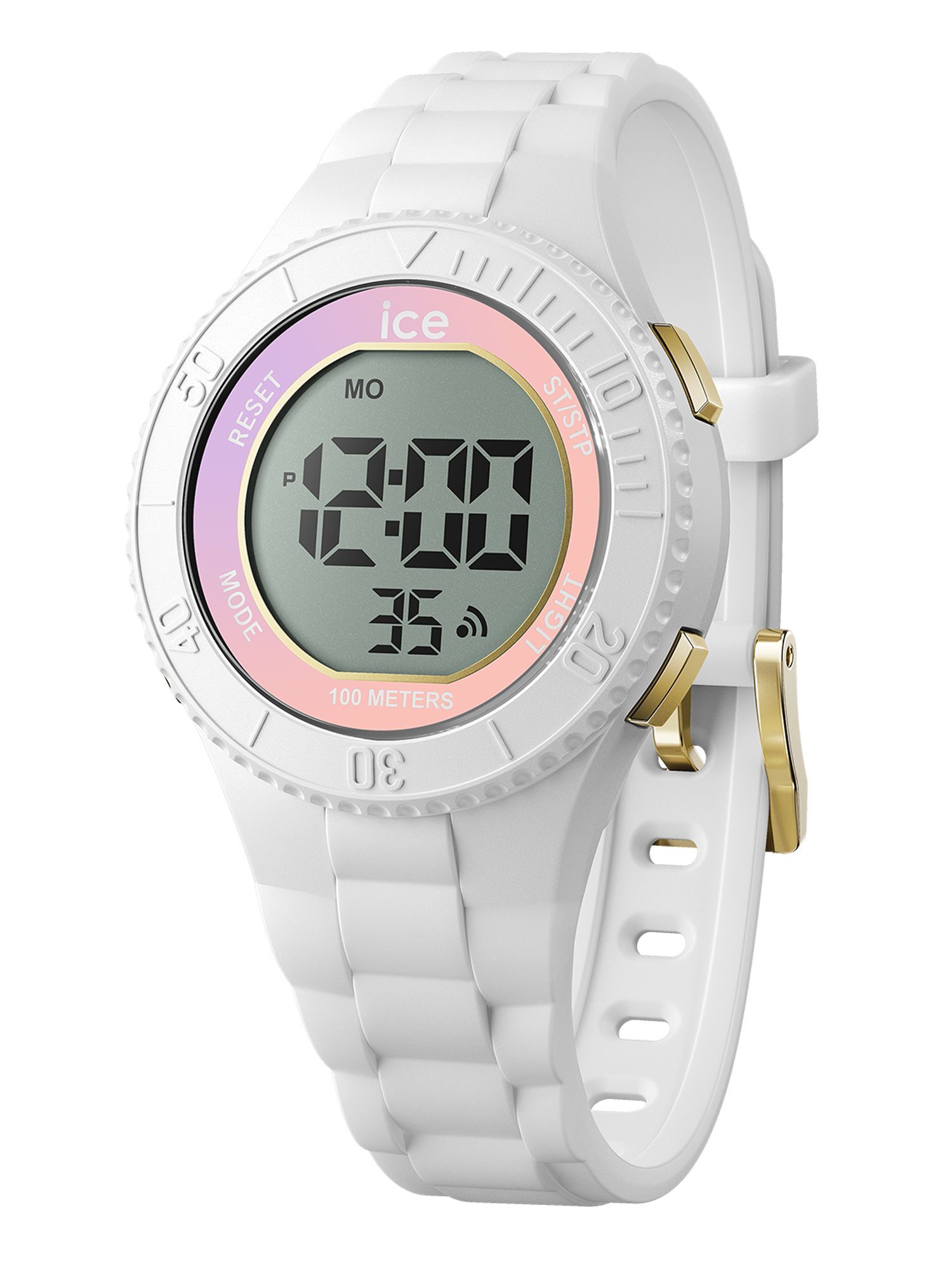 Hodinky Ice-Watch Ice Digit White Lilac Sunset