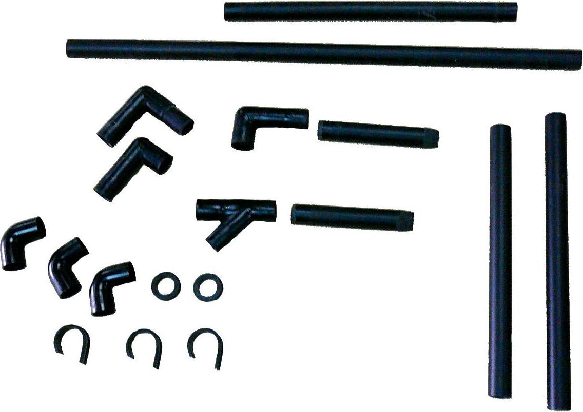 Reich Rohr-Set zur Befüllung von Unterflur-Abwassertanks 75 L & 100 L mit Befestigungsmaterial