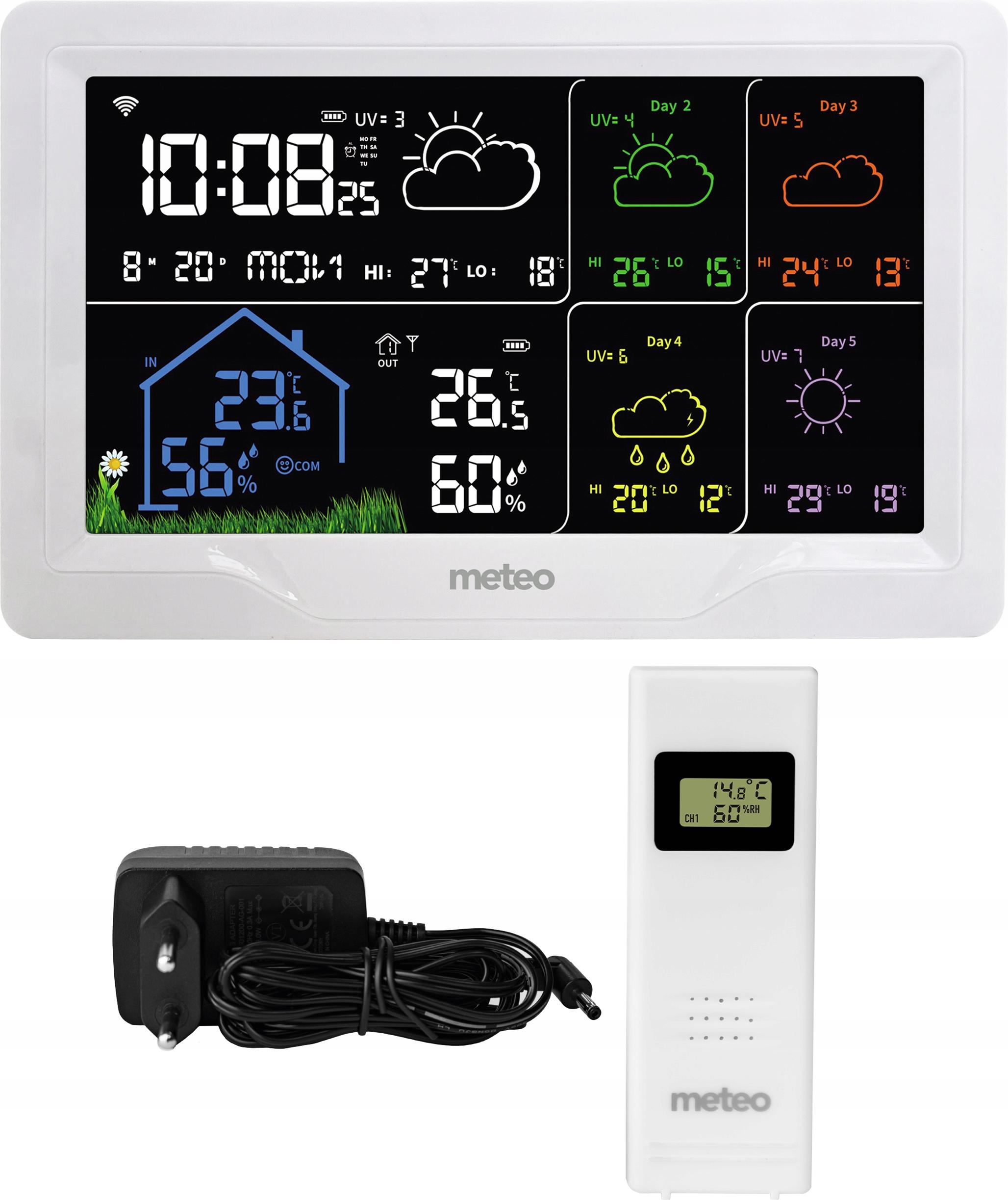 Wetterstation Meteo Sp401 Wifi Mit 4-Tage-Wettervorhersage