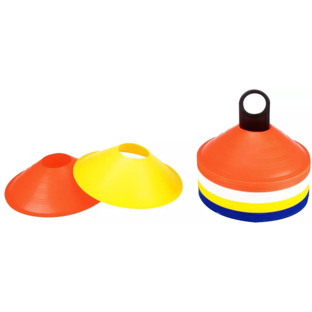 Avento 40x Markierungshütchen Markierungsteller Markierungsscheiben 2/4 Farben 425735