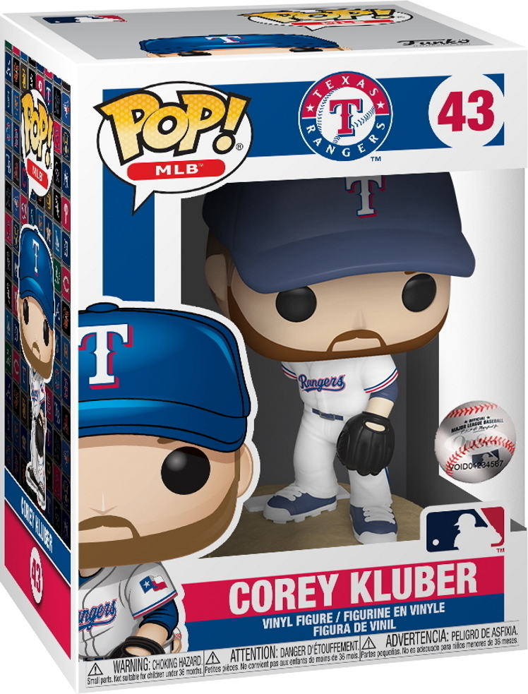 MLB Texas Rangers - Corey Kluber 43 - Funko Pop! - Vinyl Figur 46824