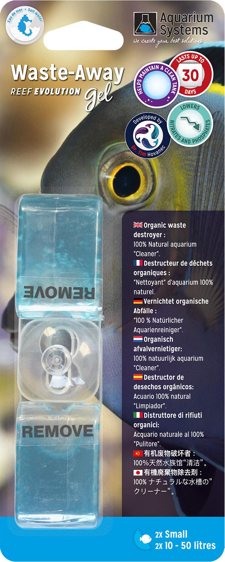 Aquarium Systems Waste-Away Gel Marine - Small (2x) 218048