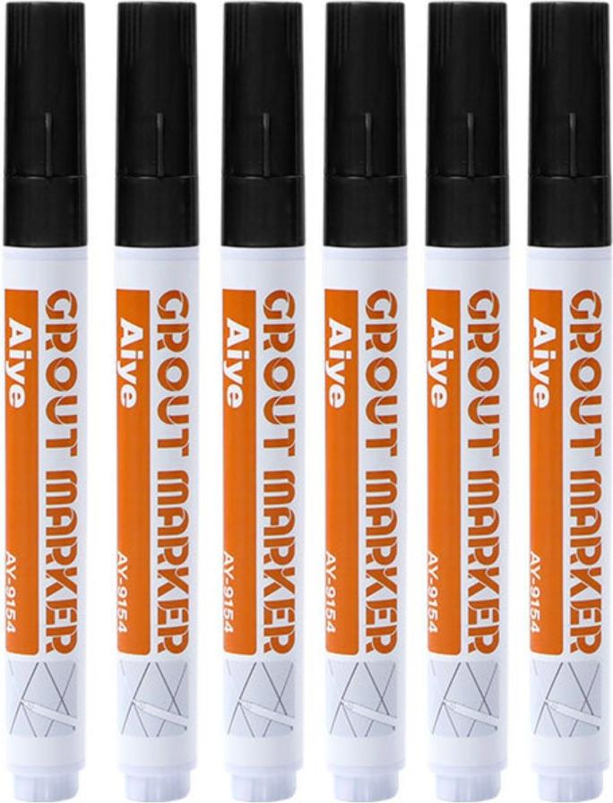 INF 6 Stück Fugenstift, Fliesenfugen-Farbe und Nahtreparaturstift 412251