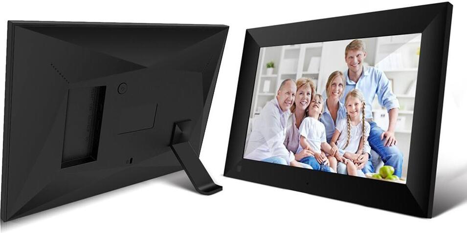 ele eleoption 10.1 Zoll digitaler WiFi-Fotorahmen mit IPS Full HD-Touchscreen zur sofortigen Anzeige von Bildern über die mobile App