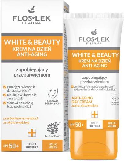 CARUNO WHITE&BEAUTY Anti-Aging-Tagescreme gegen Verfärbungen LSF 50 30ml