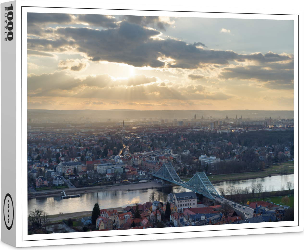 raxxa Premium-Puzzle "Abendlicher Blick", 1000 Teile 1-14270-6921-218