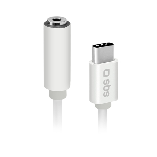 SBS TEINTJACKTYCFMW Kábel pre mobilný telefón biely 0,09 m 3,5 mm USB C (TEINTJACKTYCFMW)