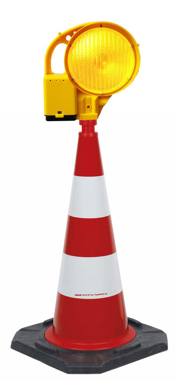 ES-Team Leitkegel Blitz Set UvV Powerblitz LED L8L Adapter 75cm Leitkegel