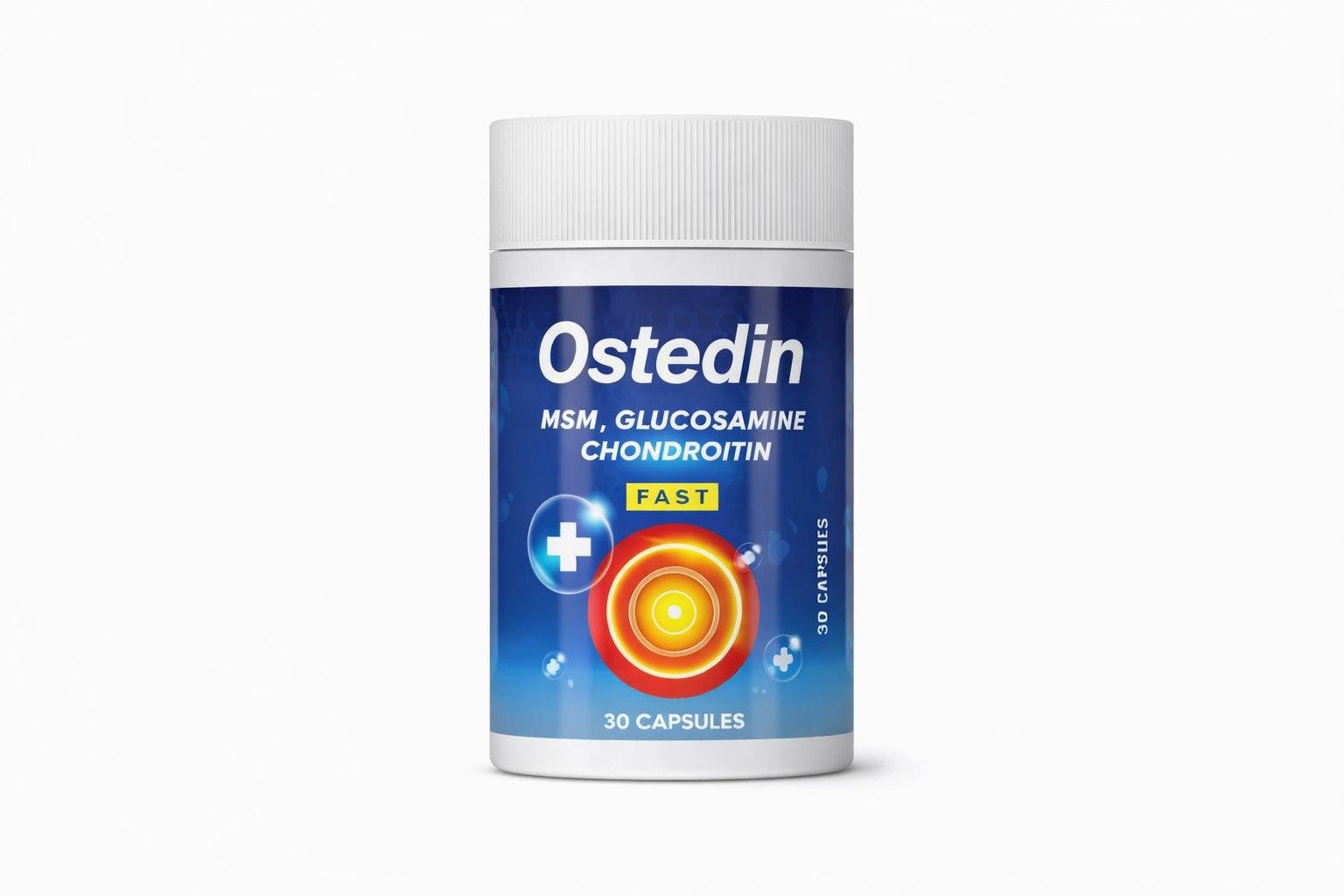 GLOBAL D LTD Ostedin – Unterstützung von Gelenken & Beweglichkeit (30 Kapseln)