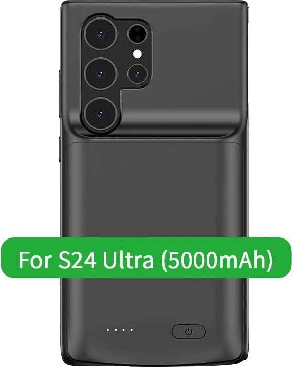 Nabíjacie puzdro, kompatibilné s S24 Ultra 5000mAh, S24 Plus 5000mAh , S24 Ultra 5000mAh