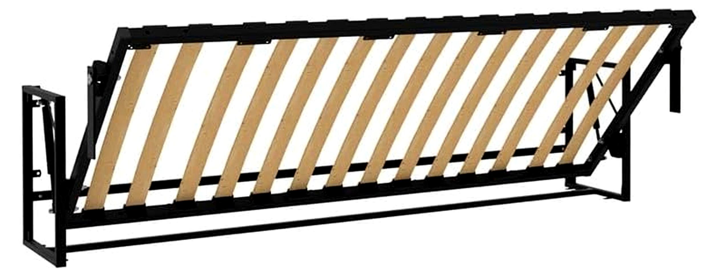 Markenlos Morphy Klappbett - modulares Multifunktionssystem SizeFlex & TypeFlex, platzsparendes, erweiterbares Murphy-Bett mit Sofa-/Schreibtisch-/Etagenbett-Modulen (80x200 cm, Horizontal)