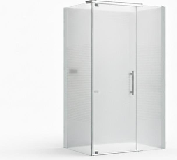 Glaszentrum Hagen - 120x90x195cm - Hephaistos "Frost" Duschkabine Dusche Duschabtrennung - 8mm GH-20520B