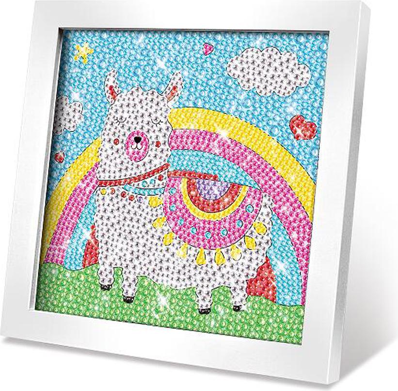 Wiky Kreatives Set Bild mit Steinen Lama 17 cm
