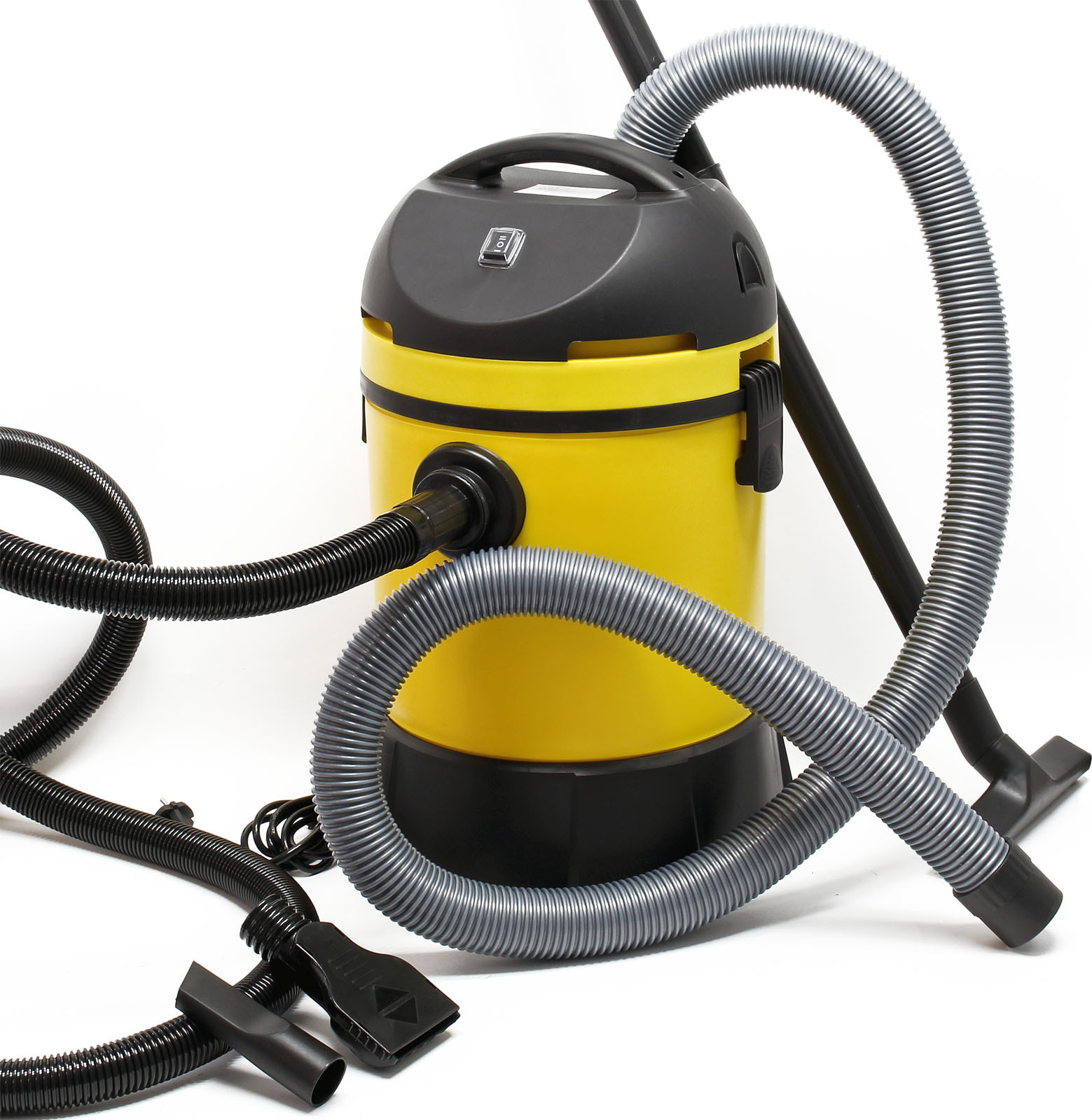 Vysávač do jazierka Wiltec 1400 W, objem 30 litrov, s 2 hadicami, vysávač kalu do bazéna vysávač kalu do jazierka vysávač kalu do jazierka mokro-suchý vysávač s automatickým systémom vyprázdňovania