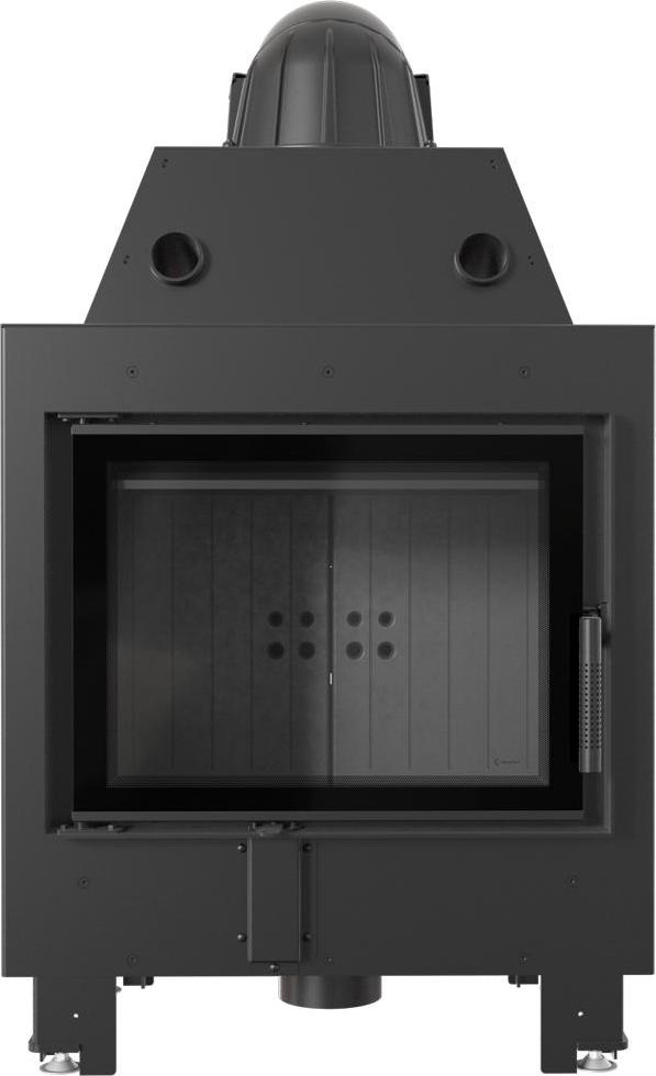 Oceľový krb KRATKI MBM 10 kW Ø 200 čierny thermotec