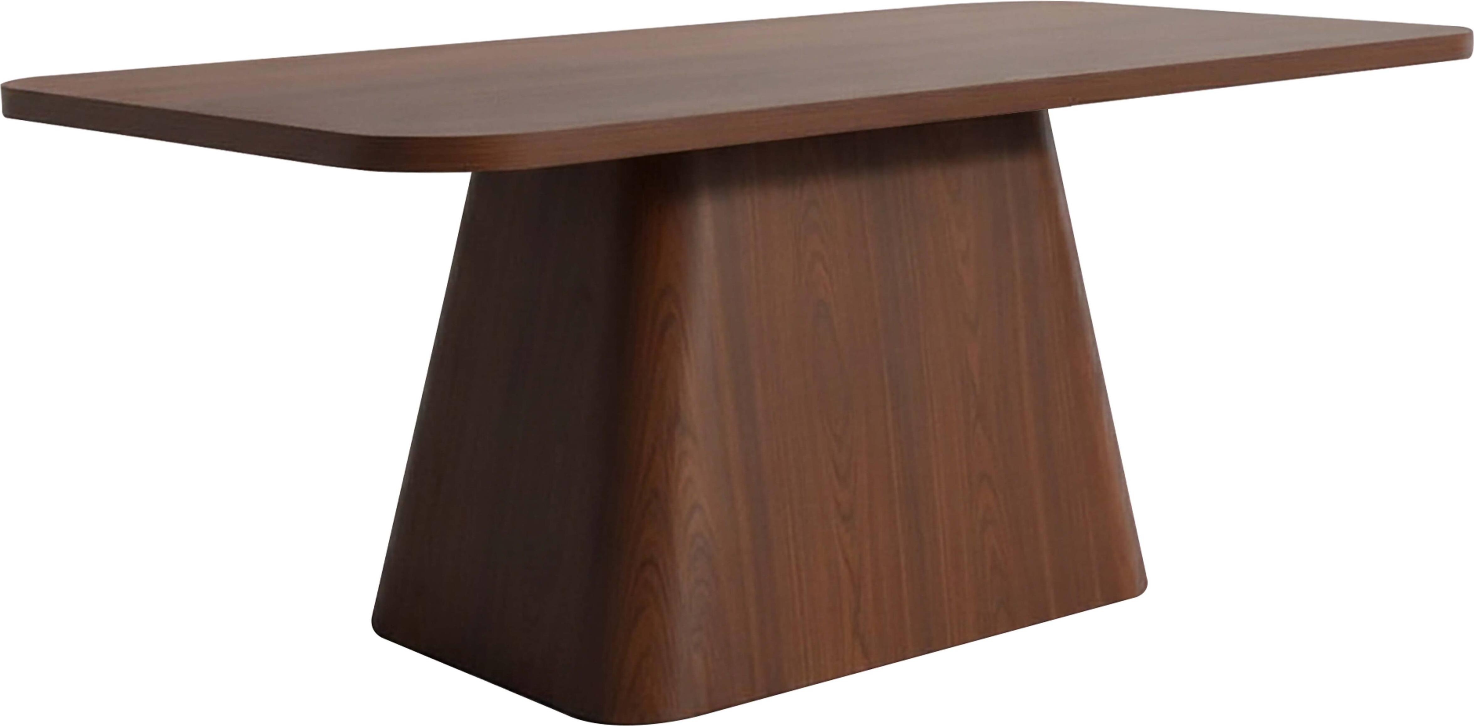 Skandinavischer rechteckiger Esstisch 180 cm in dunkler Holzoptik - Oviala Davy 113800