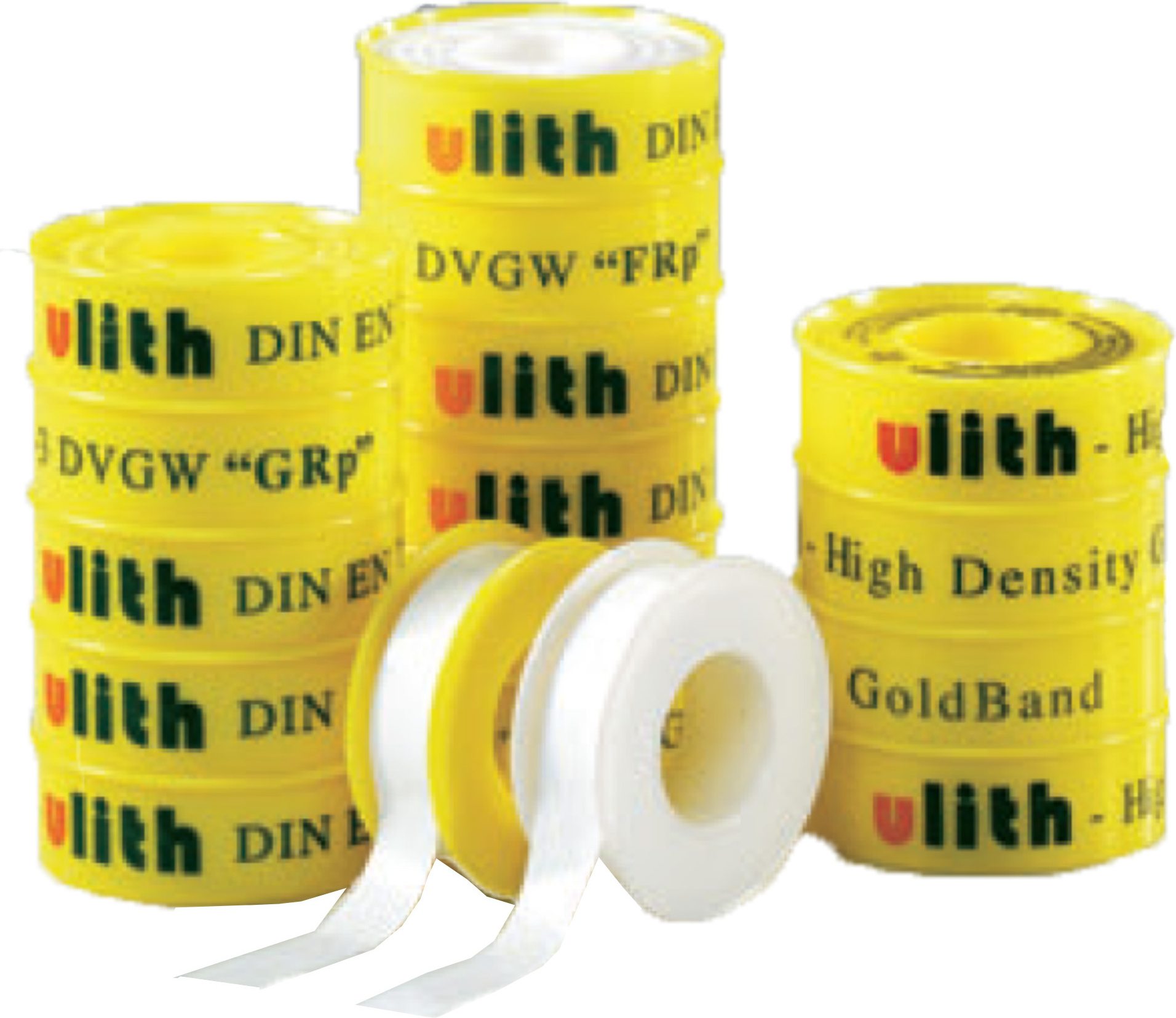 ulith WBV PTFE - Gewindedichtband "GRP" DIN-DVGW - grob, Rolle mit 12m