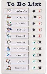 Akhan Checklisten-Tafel Aufgabenliste zum Aufkleben, wiederverwendbares Memoboard für Kinder,Aufgabenplaner Kinder, Aufgabenliste fu?r Kinder 174804953
