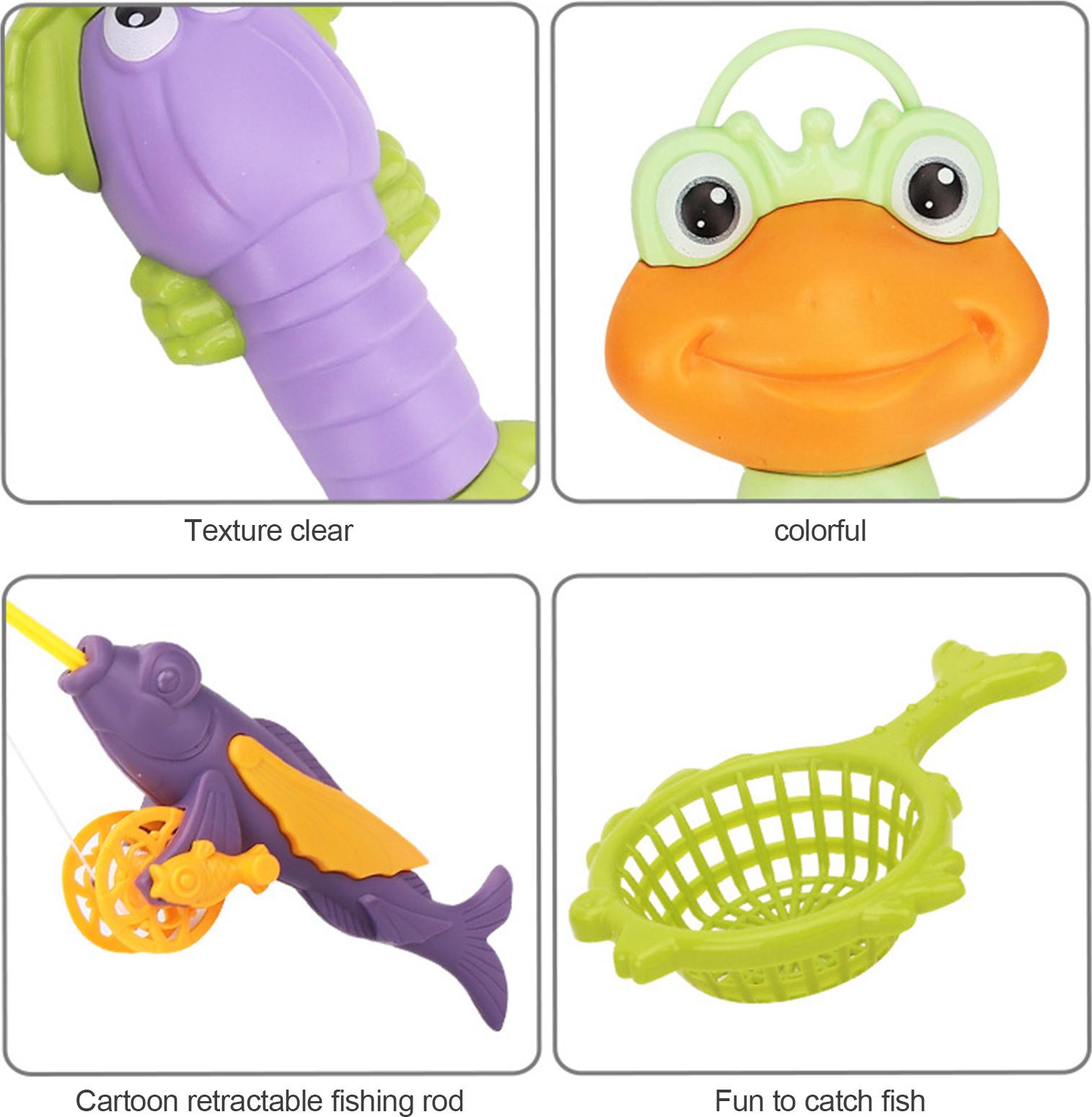 Gistuch Badewannenspielzeug Angelspielzeug für Kinder, Magnetisches Angelspiel, Cartoon, Angelspielzeug Spiele Spielzeug